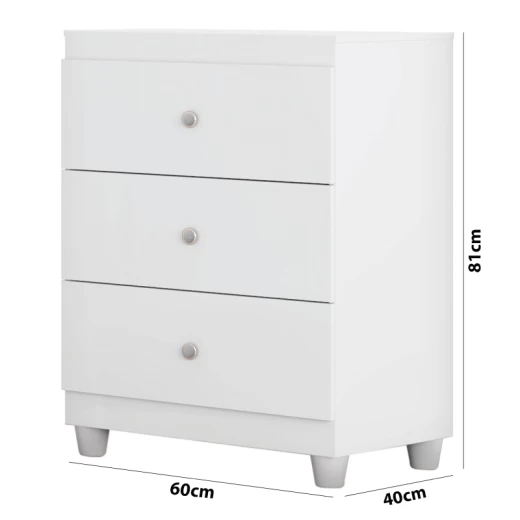 COMODA ESTRELA 22633 GUTTI  BLANCO