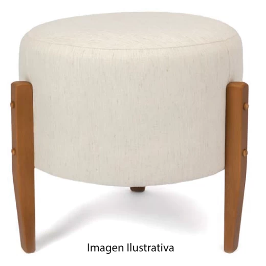 PUFF OCRE 377 SANTIAGO SPGRADE LINHO 102 S/TACHA PIE DE