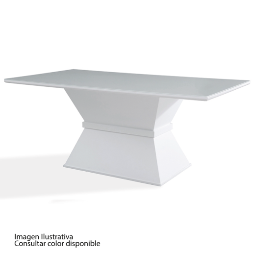 MESA AGILE JULIA 1321V 1400X1400 CARVALHO/FENDI NOBRE