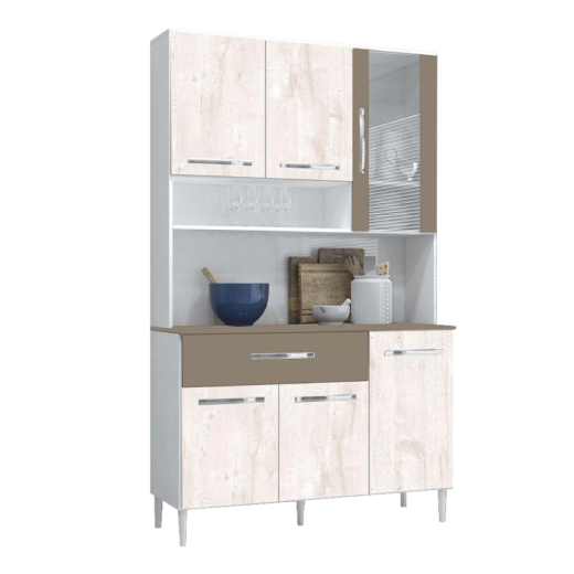 KIT COCINA INCORPLAC 120219 CANCUN II BL/ASPEN/CA 6P