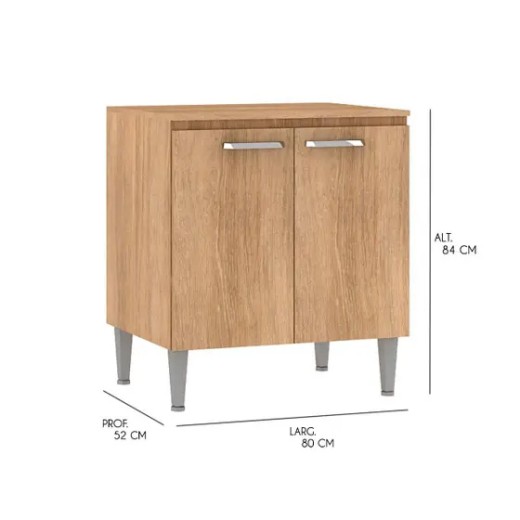 BALCON FELLICCI MAX BA06-CV 80CM CARVALHO