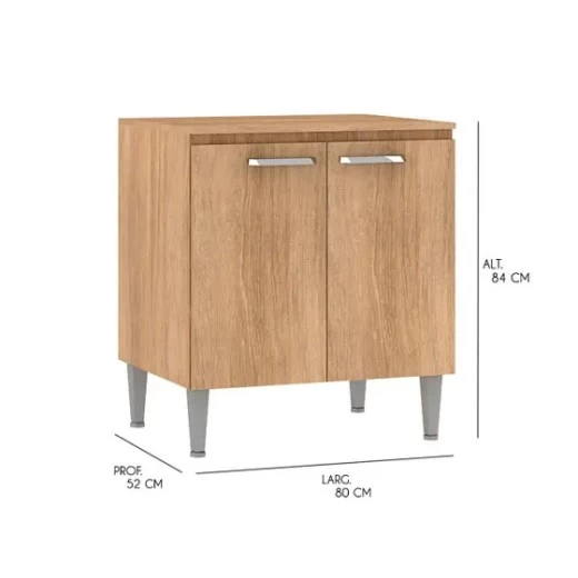 BALCON FELLICCI MAX BA06-CV 80CM CARVALHO