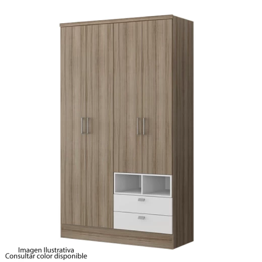 ROPERO CARRA 59719370 4P2C LEGNO