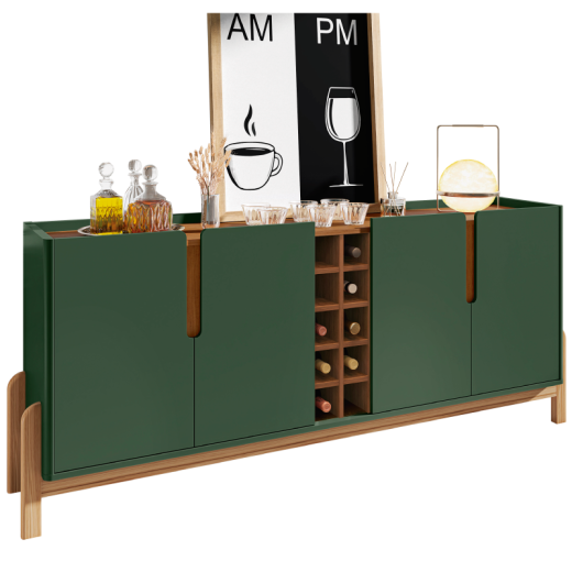 BUFFET CASA D 520614 LIZZ 1.90 VERDE OLIVA/CEDRO