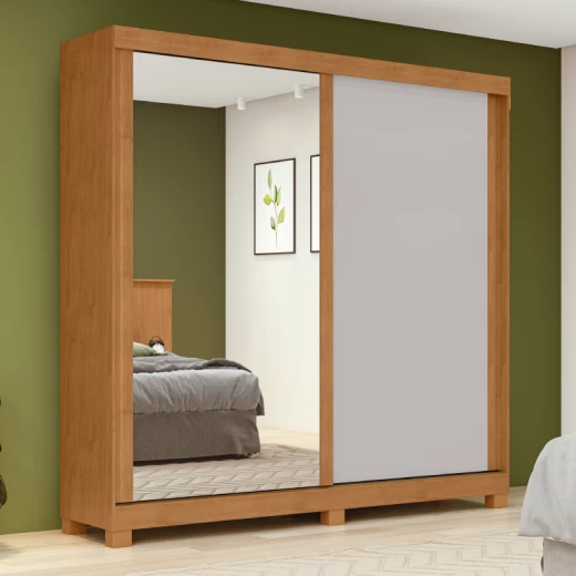 ROPERO LOPAS ZEINE 2P 1PC/ ESP AME CLE/OFF WH/AME.CLE