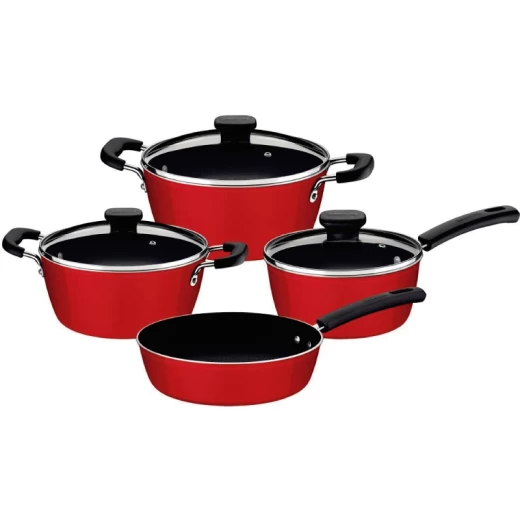 JGO DE OLLAS TRAMONTINA TA20999/700 10PZAS ROJ.CE