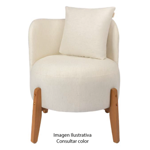 POLTRONA OCRE 229 MALAZA LINHO 78 C/ALMOHADA