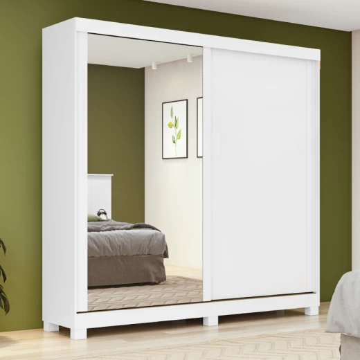 ROPERO LOPAS ZEINE 2P 1PC/ ESP BLANCO