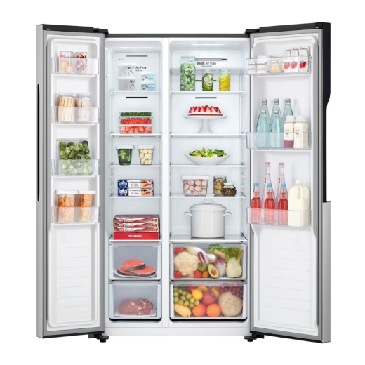 HELADERA LG SBS GS51MPP 509L INOX