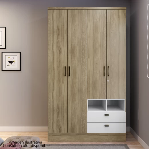 ROPERO CARRA 59719370 4P2C LEGNO