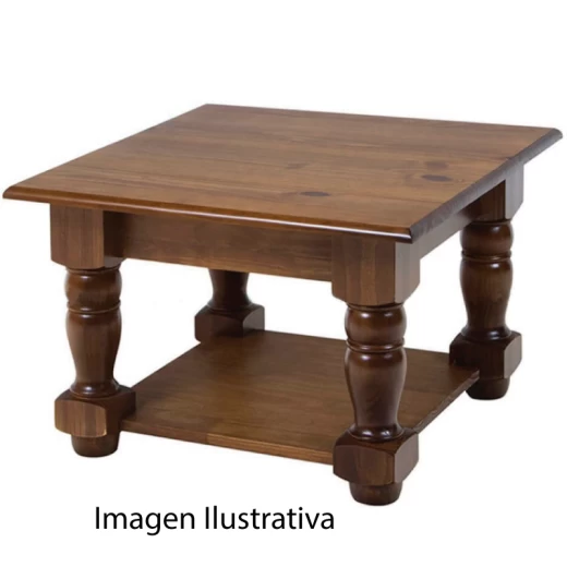 MESA CENTRO ACTIVA 9023 LACA NEGRO/PINHAO 600X600