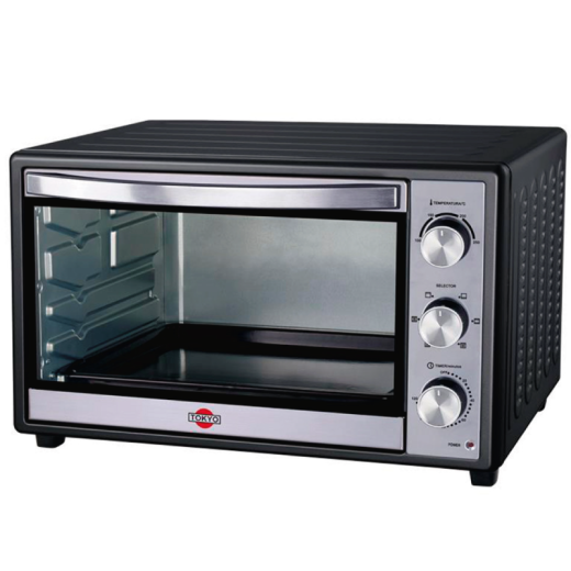 HORNO ELECTRICO TOKYO LISTO PLUS 56L 2 REJILLAS 250G 12