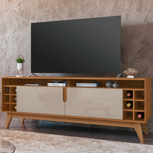 RACK CASA D 77345 WINE 1.35 CEDRO/OFF WHITE