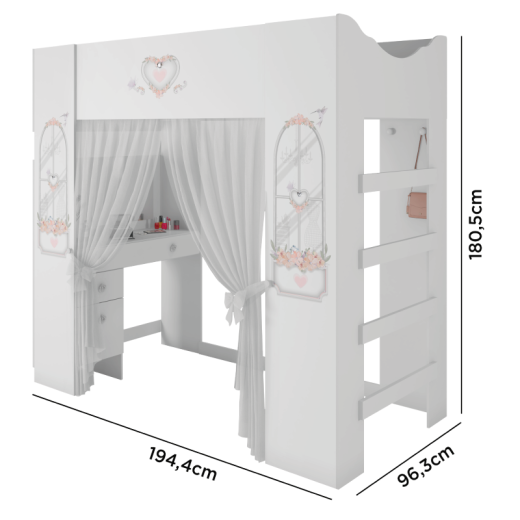 CAMA ESTRELA 28059 PRINCESA ENCANTADA BL