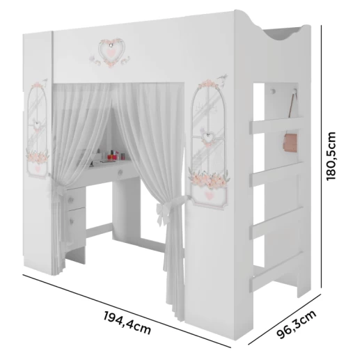 CAMA ESTRELA 28059 PRINCESA ENCANTADA BL