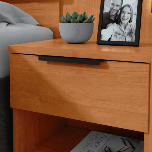 CABECERA LOPAS CALITAN 1.60 KORINO PRETO AMENDOA CLEAN