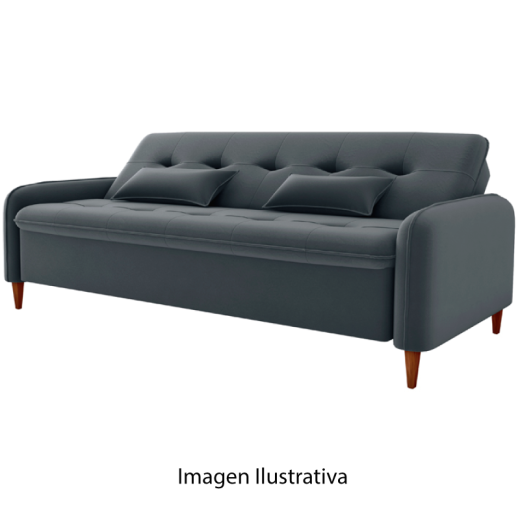 SOFACAMA MX DONNA TEL 435 INCA MARRON FERRUGEN