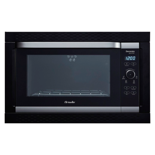 HORNO ELEC. MUELLER DECORATO NEGRO 44L GRILL