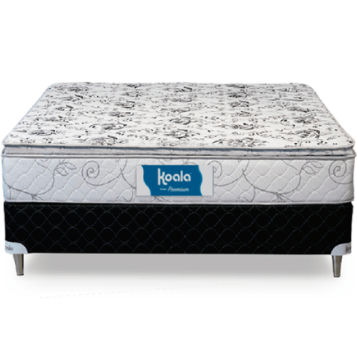 SOMIER KOALA PREMIUM 140X190 EBSPRE140190 NEGRO/BL