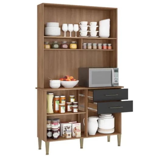 KIT FELLICCI C302-MN/GF MILLENA 115CM 4P2G MANCH/GRAFIT