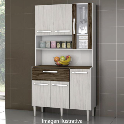 KIT COCINA INCORPLAC 120219 CANCUN II BL/ASPEN/CA 6P
