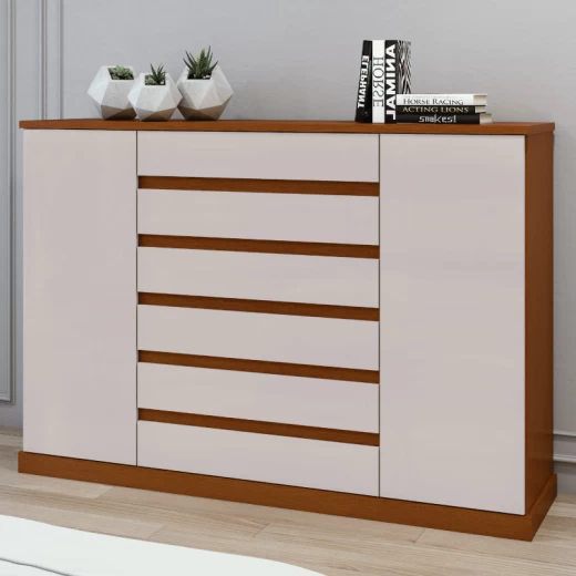 COMODA LOPAS VEDRA 7CAJ2PTAS FRASSINO/OFF WHITE 7641376