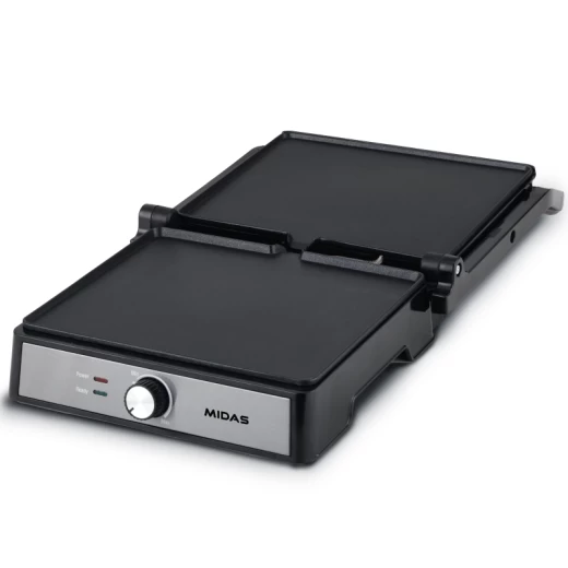 GRILL MIDAS MD-CONTAC 4 PANES NEGRO