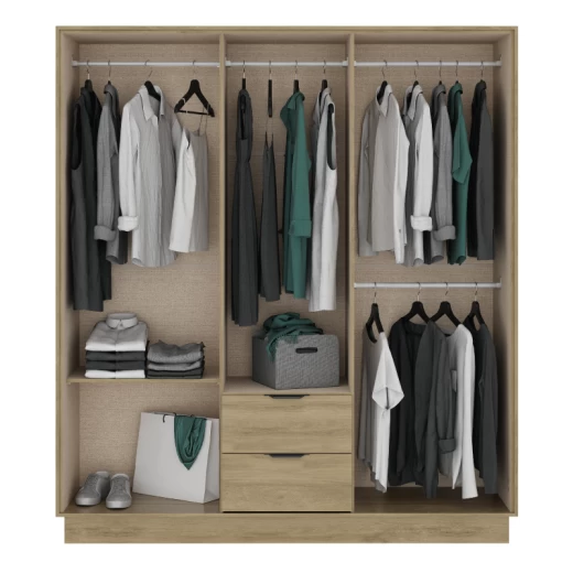 ROPERO CARRA 1138 6P2C LEGNO