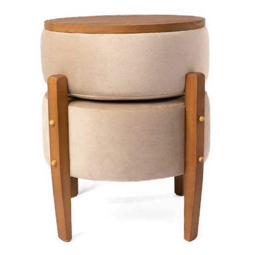PUFF OCRE 497 VENEZA VMGRADE LINHO 102