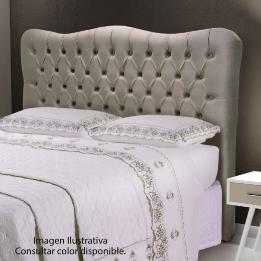 CABECERA MS 56 SEVILHA 1.95 T20341 B/CRISTAL BEGE