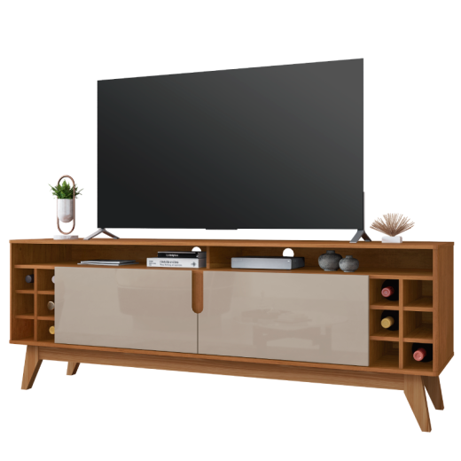 RACK CASA D 77345 WINE 1.35 CEDRO/OFF WHITE