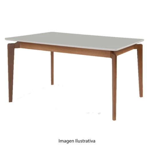 MESA EUCLAR LIMA 160X90 CAPUCCINO/OFF