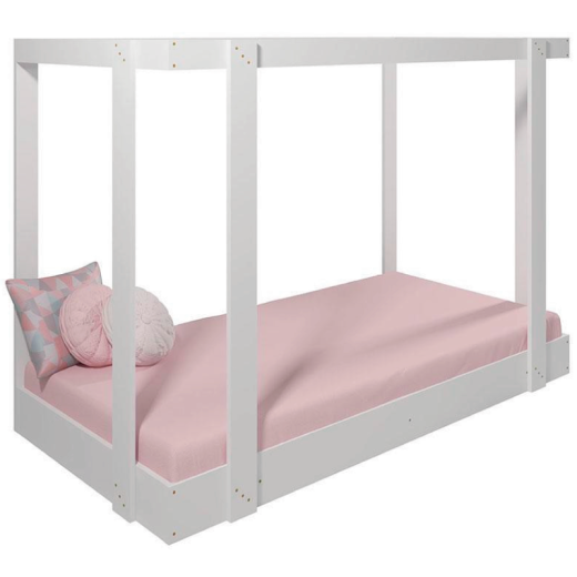 MINI CAMA ESTRELA 27973 MONTESORI CASTELO ROSA