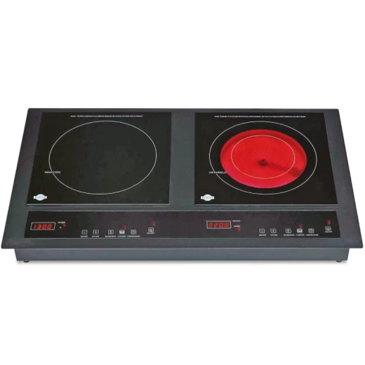 PLACA ELECTRICA TOKYO DUAL VITRO INFRA 2ZONAS