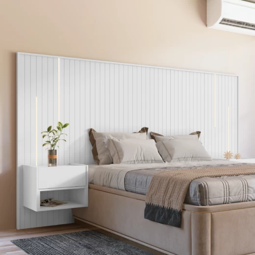 CABECERA CASA D 4120 FLORENZA C/LED 2X2 BLANCO