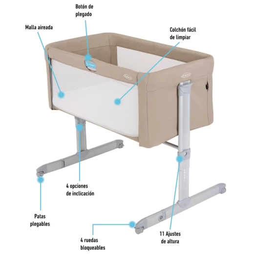 CUNA GRACO GR1814BAOAT0 SWEET2SEEP COLECHO