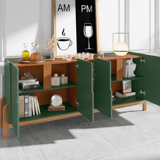 BUFFET CASA D 520614 LIZZ 1.90 VERDE OLIVA/CEDRO
