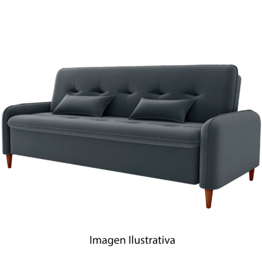 SOFACAMA MX DONNA TEL 435 INCA MARRON FERRUGEN