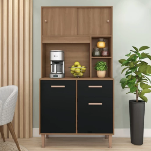 KIT FELLICCI C201-MN/PR DALIA 90CM 4P1G MANCHESTER/NEGR