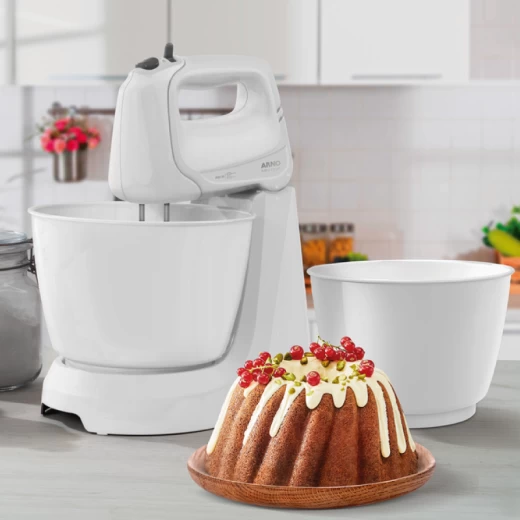 BATIDORA ARNO MINI CHEF H10/SX15 4V 2 BOWLS BLANCO 220V