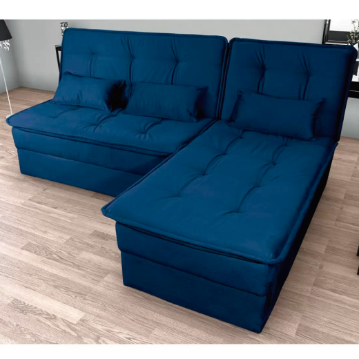 CJ SOFACAMA MX DAFNE 5047TEL 403 AZUL