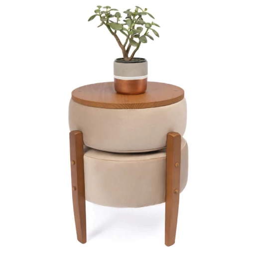 PUFF OCRE 497 VENEZA VMGRADE LINHO 78