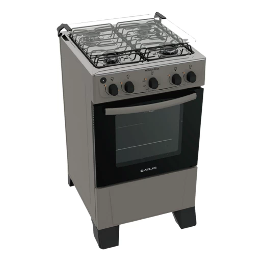COCINA ATLAS MONACO 4B PLUS C/ENC TITANIO
