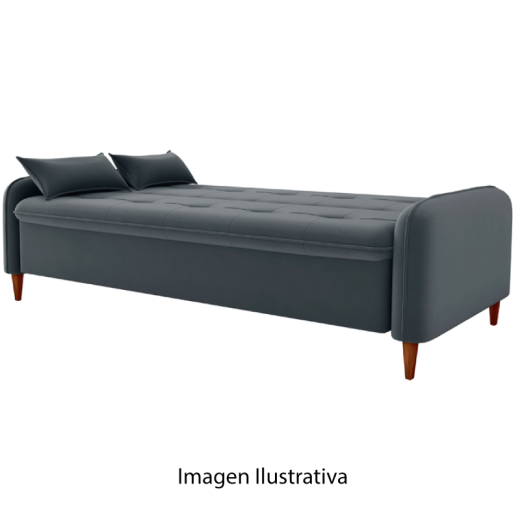SOFACAMA MX DONNA TEL 435 INCA MARRON FERRUGEN