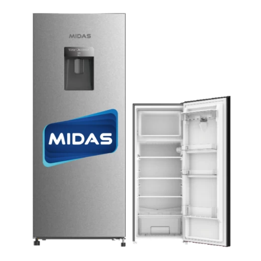 HELADERA MIDAS MD-MH249 LITROS C/DIS INOX