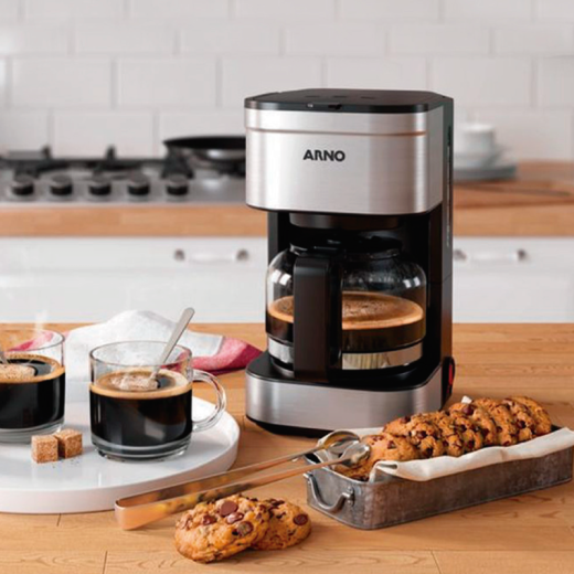 CAFETERA ARNO PREFEITA INOX 550W 18 TAZAS