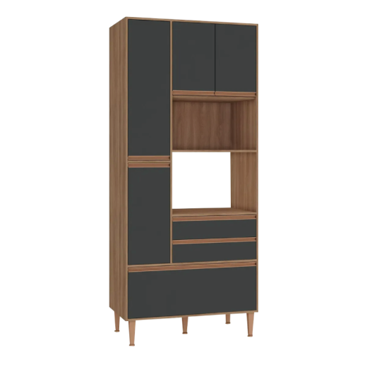 PANELERO FELLICCI PT90-MN/CH P/HORNO 93CM TRIPLO 4P3G