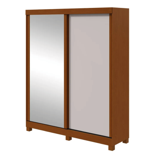 ROPERO LOPAS ZEINE 2P C/ ESP FRASINO/OFF WH/FRASSINO