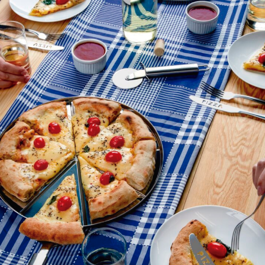 ASADERA P/PIZZA TRAMONTINA TA61744/300 30CM C/DIVISORIA