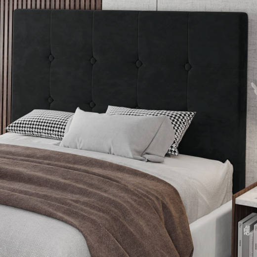 CABECERA EMMA LUNA 193X126X7 T.SD NEGRO